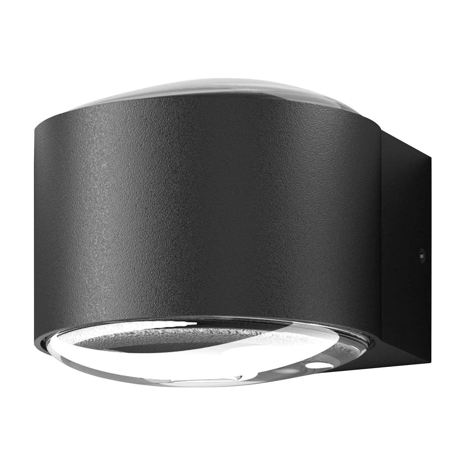 CMD 9029 LED outdoor wall light with glass lenses, aluminium, glass, 6 W, energy efficiency: A+, W: 10.7 cm, H: 7.8 cm
