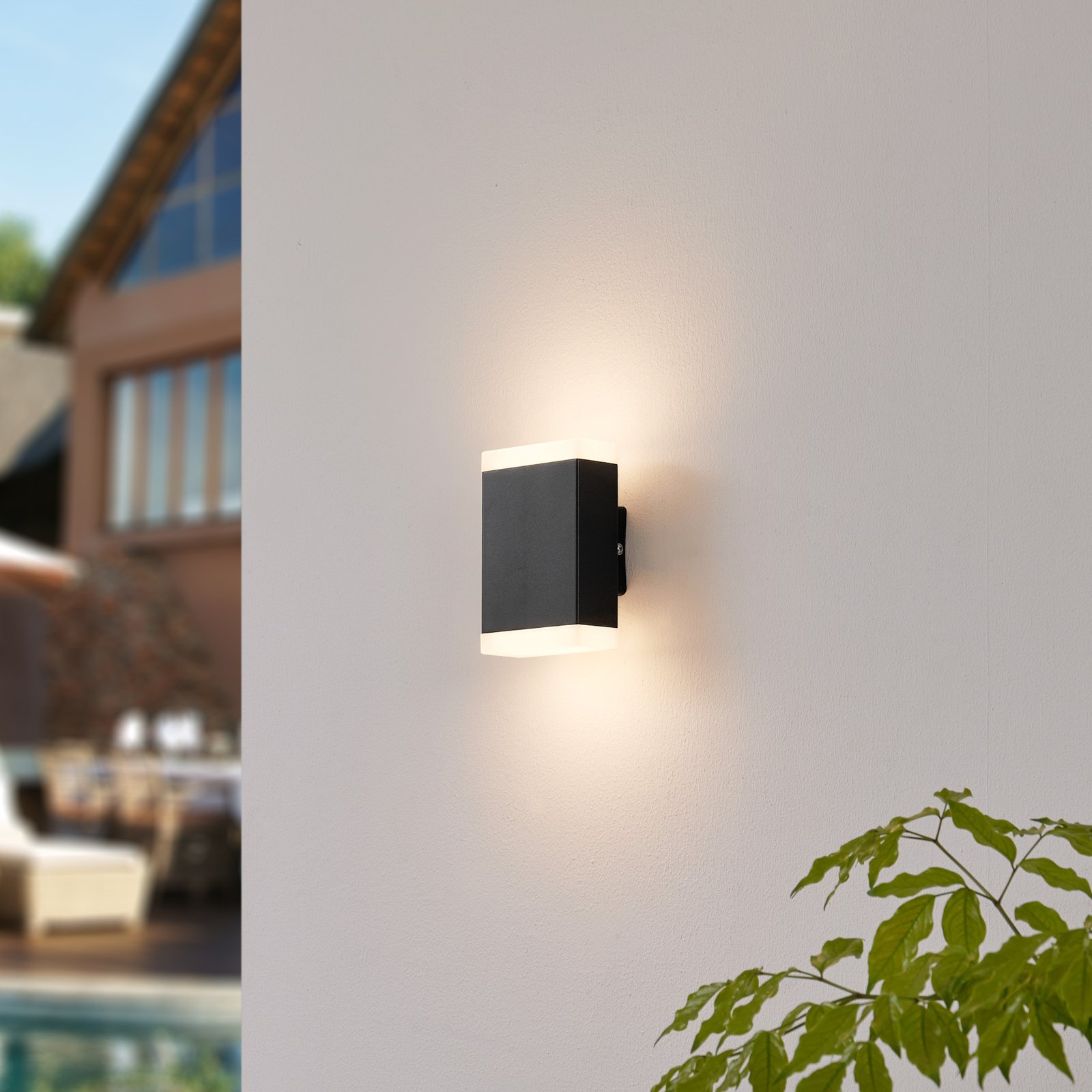 Tidløs LED-væglampe Aya til udendørs - IP44