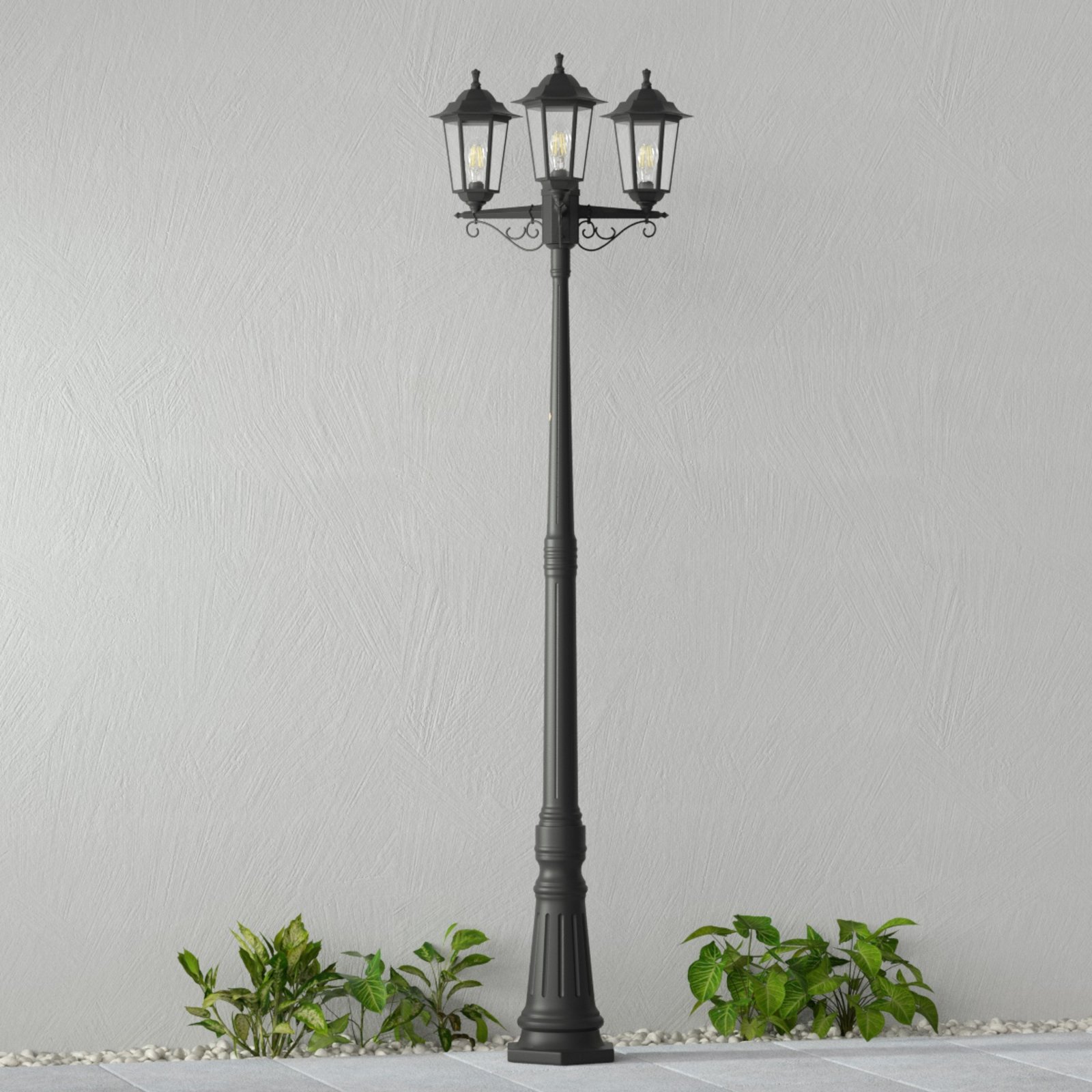 Nane Outdoor Garden Lamp Black - Lindby