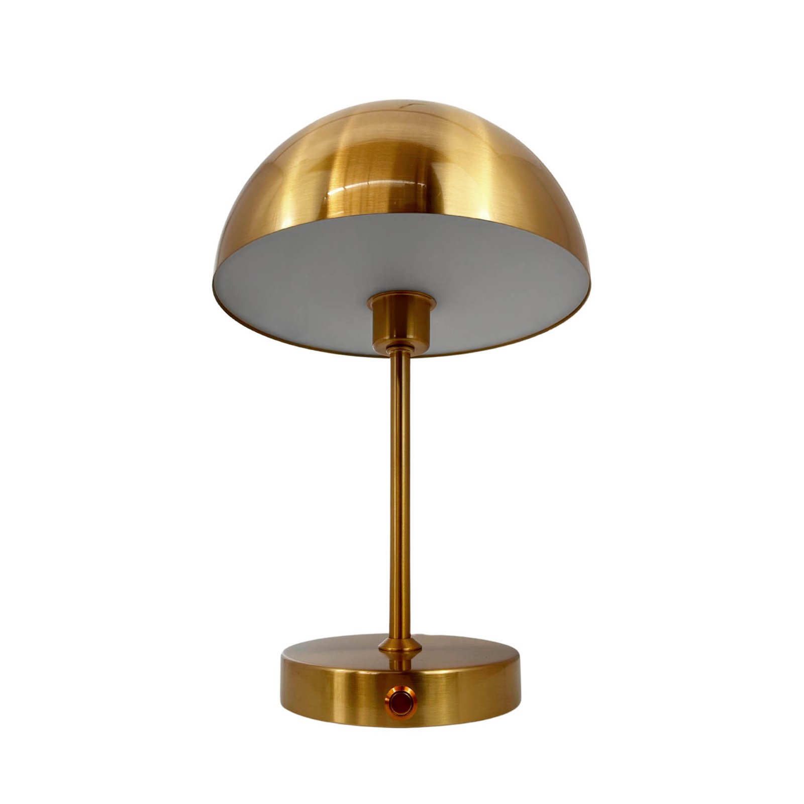 Dyberg Larsen Stockholm rechargeable table lamp, antique brass