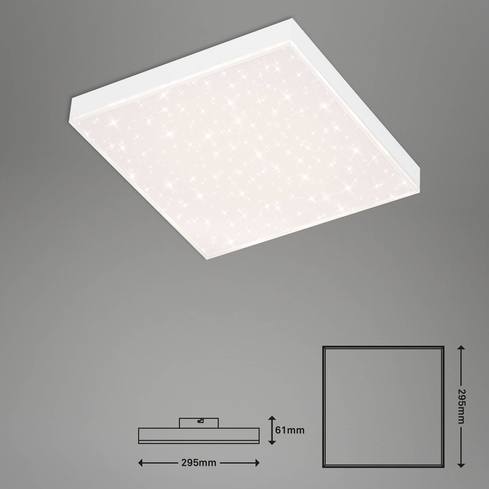 Gwieździste niebo LED Frameless CCT, 30x30cm