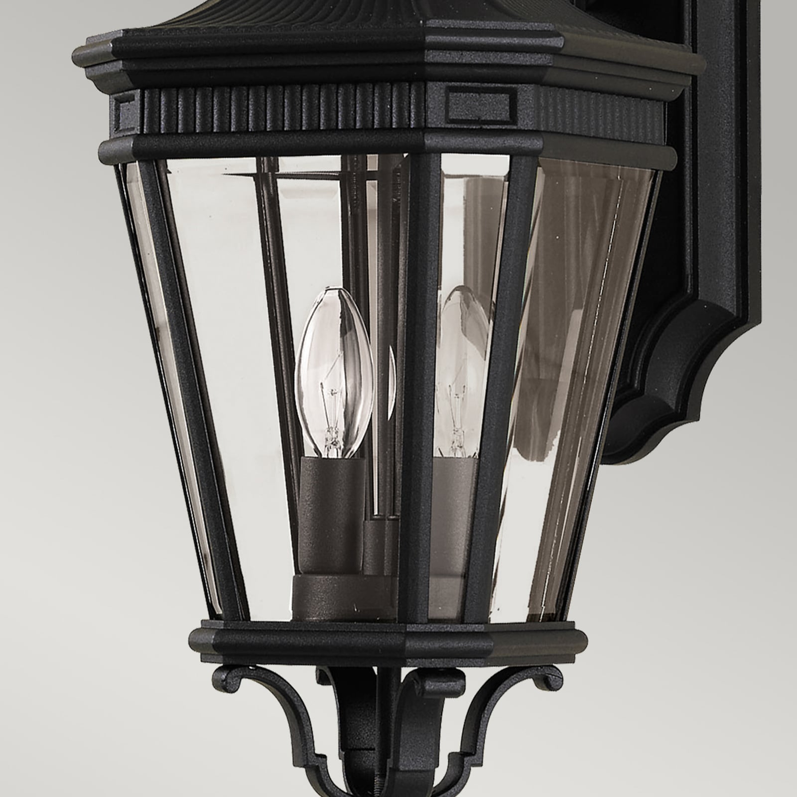 Cotswold Lane udendørs væglampe, sort, 52 cm, IP44 – FEISS Cotswold Lane udendørs væglampe, sort, 52 cm, IP44 – FEISS
