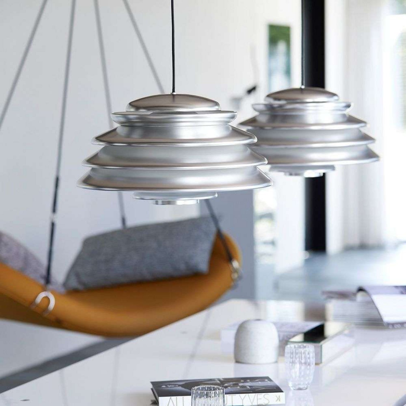 Hive Pendant Polished Aluminium - Verpan