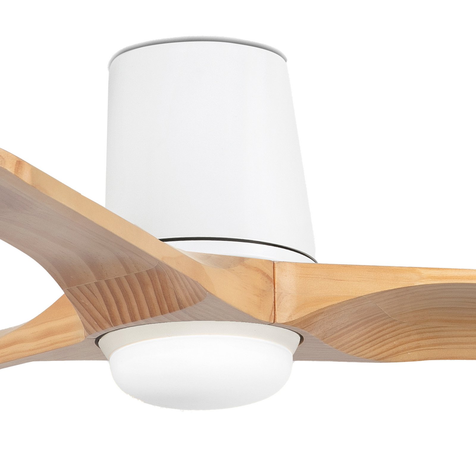 LED mennyezeti ventilátor Heywood S, DC, csendes, Ø 90 cm, CCT