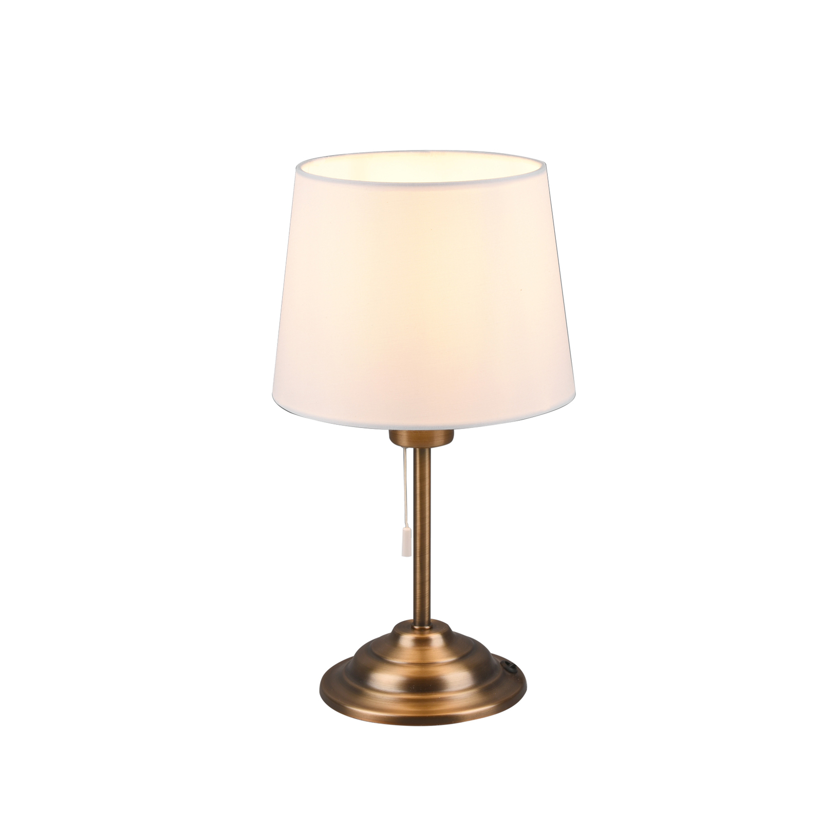 Lindby Alomira lampada da tavolo, 32 cm, ottone