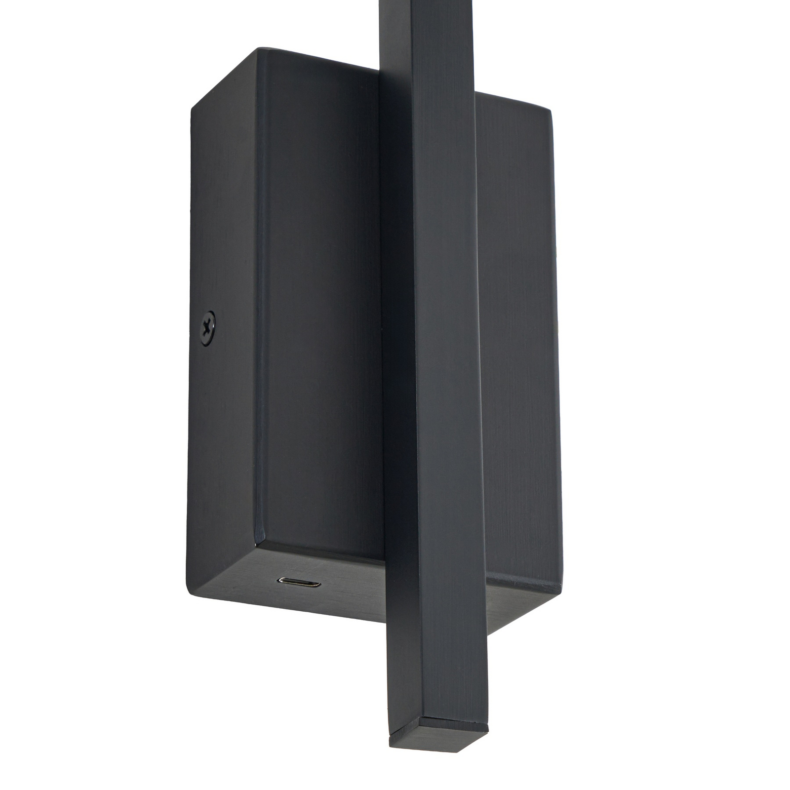 Lucande LED wall light Steve, black, 24 cm, USB, dimmable Lucande LED wall light Steve, black, 24 cm, USB, dimmable