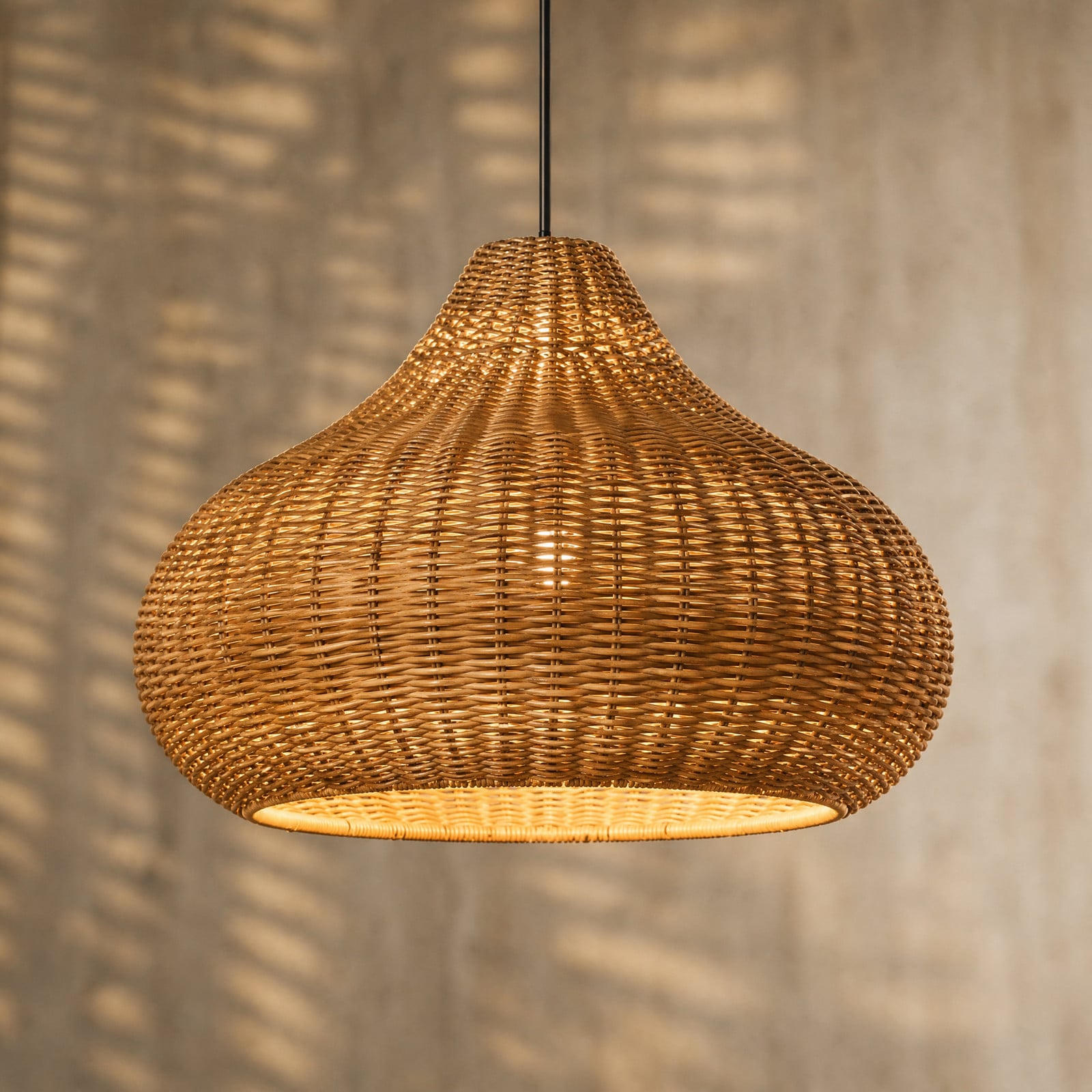 Taniola 1 Udendørs Pendel Træ Lucande - Terrasse - Boho - Med én lyskilde