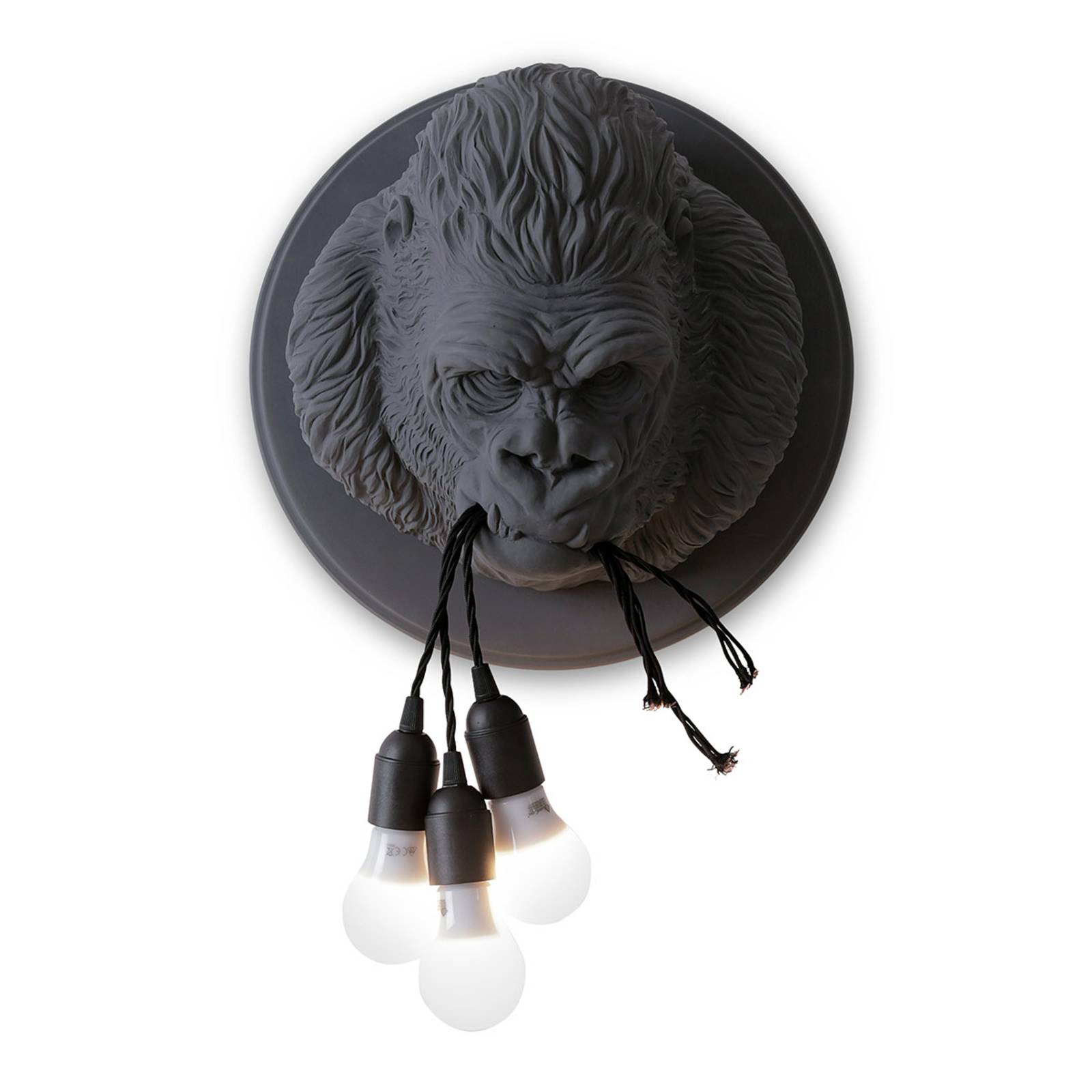 Karman Ugo Rilla - Designer-Wandleuchte, grau