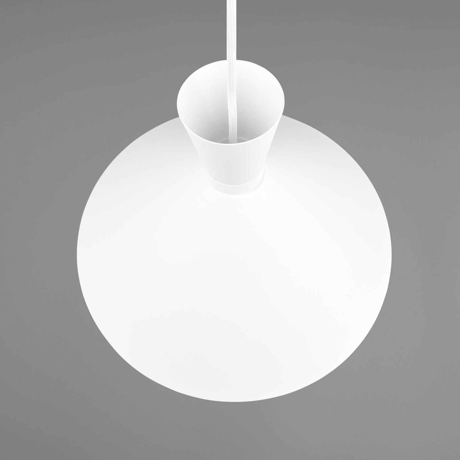 Enzo pendant light, one-bulb, Ø 35 cm, white