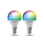 Calex Smart E14 P45 4,9W LED-lamppu CCT RGB 2 kpl