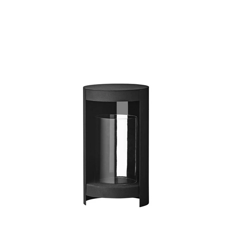 Produktfoto för AYTM - ORA lantern - Lykta - Black small - Ø15,5 x H28,2 cm