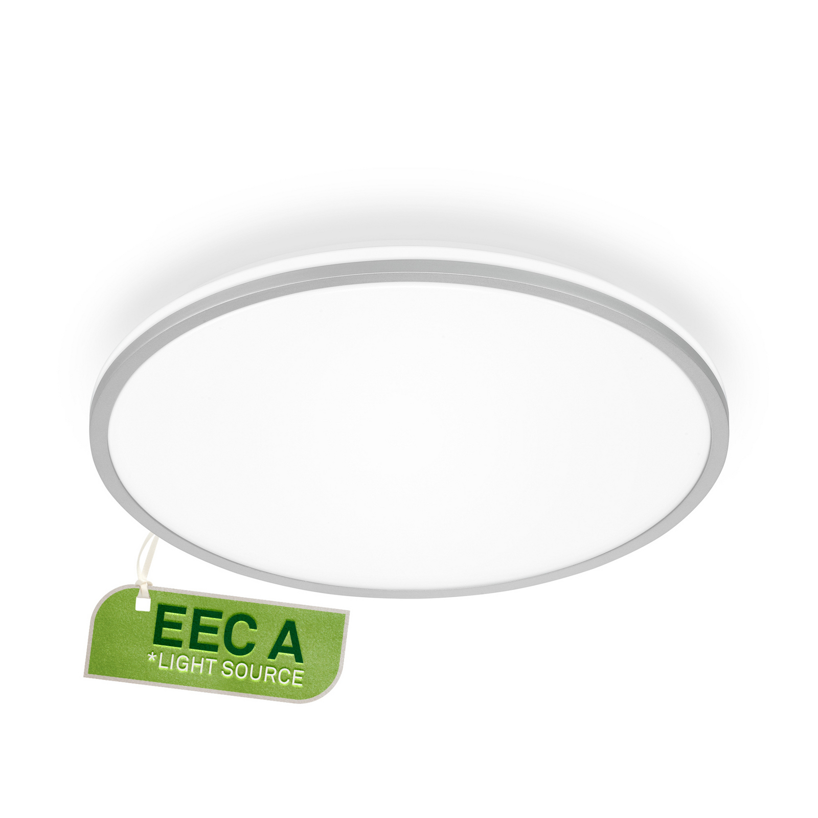 LED-es mennyezeti lámpa Pulap A, matt króm, Ø 33 cm, műanyag