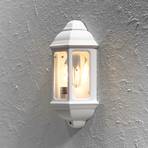 Classic outdoor wall light CAGLIARI I, white