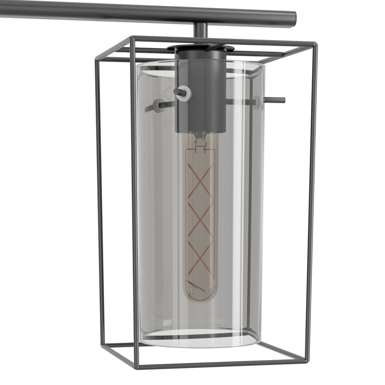 Lampa wisząca Loncino z ciekawymi kloszami