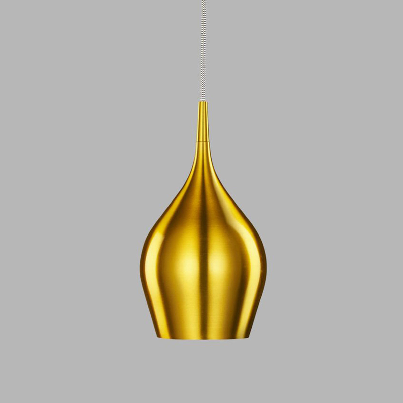 Vibrant hanging light Ø 12 cm, gold
