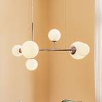 Hanglamp Dione, 6-lamps, chroom