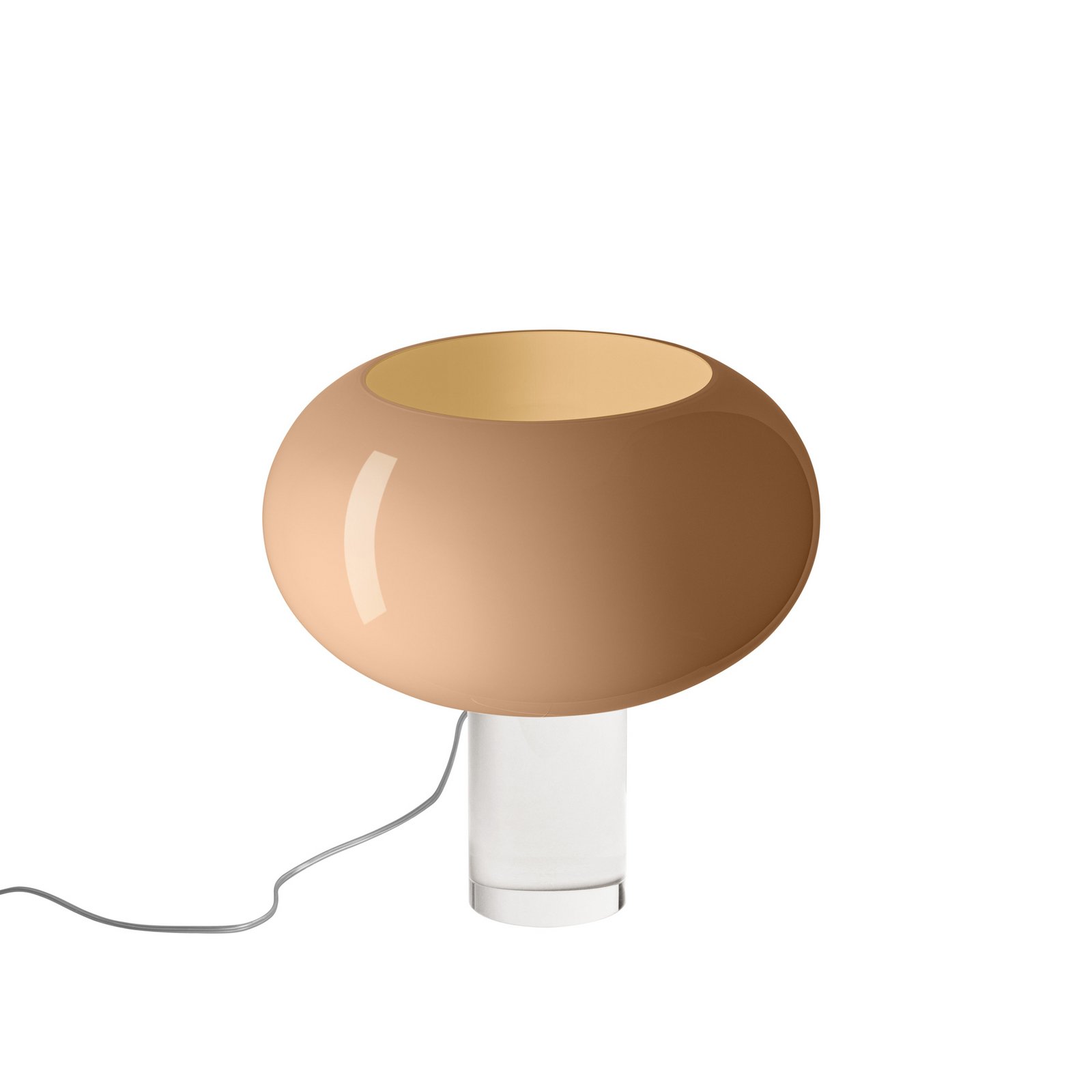 Foscarini lampă de masă Buds 2, cipria, sticlă, plastic, E27