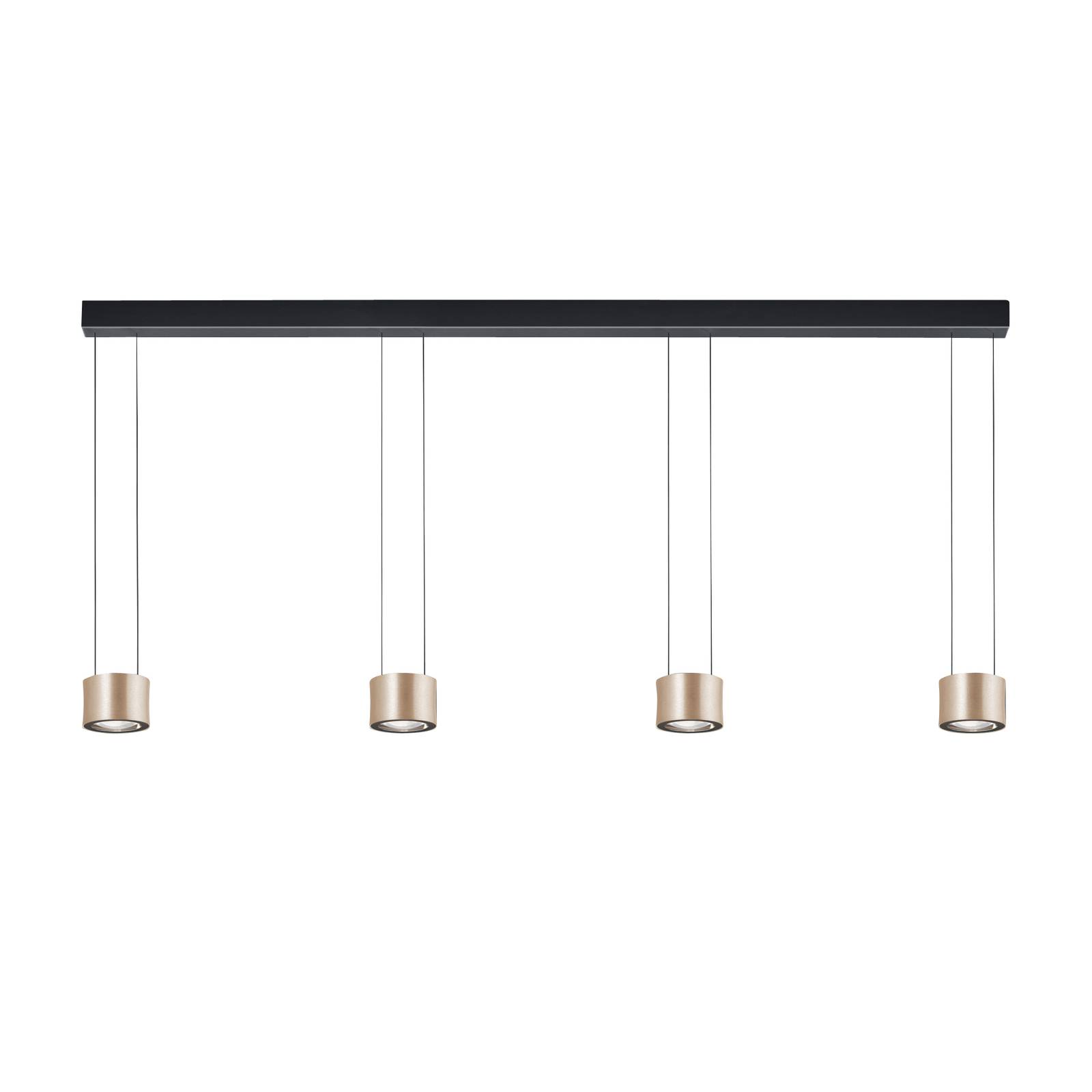 BANKAMP Impulse Flex LED-hänglampa 4 lampor ros