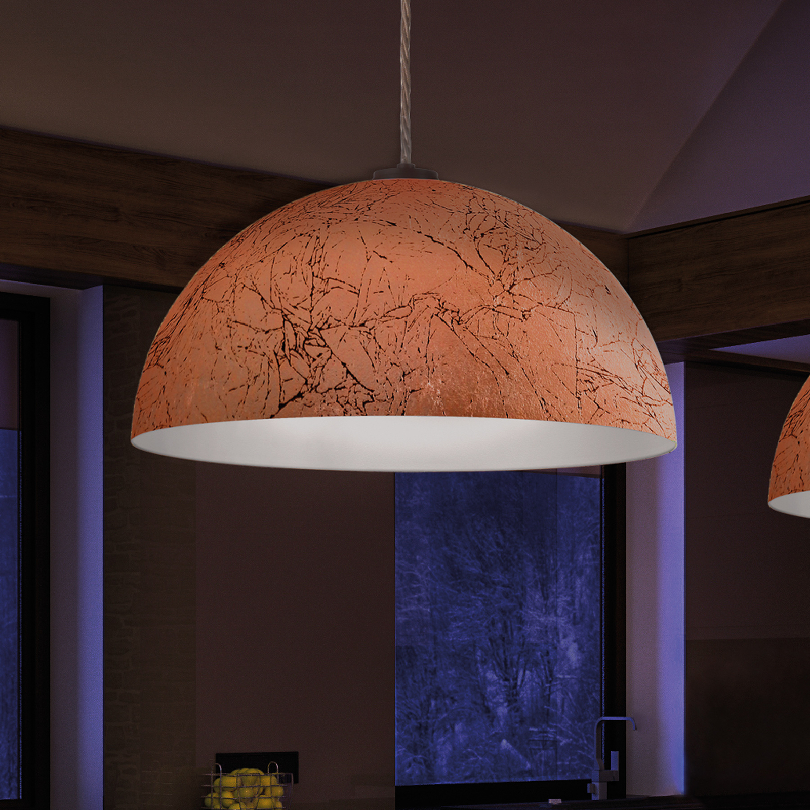 Pendelleuchte Cult Vintage, kupfer