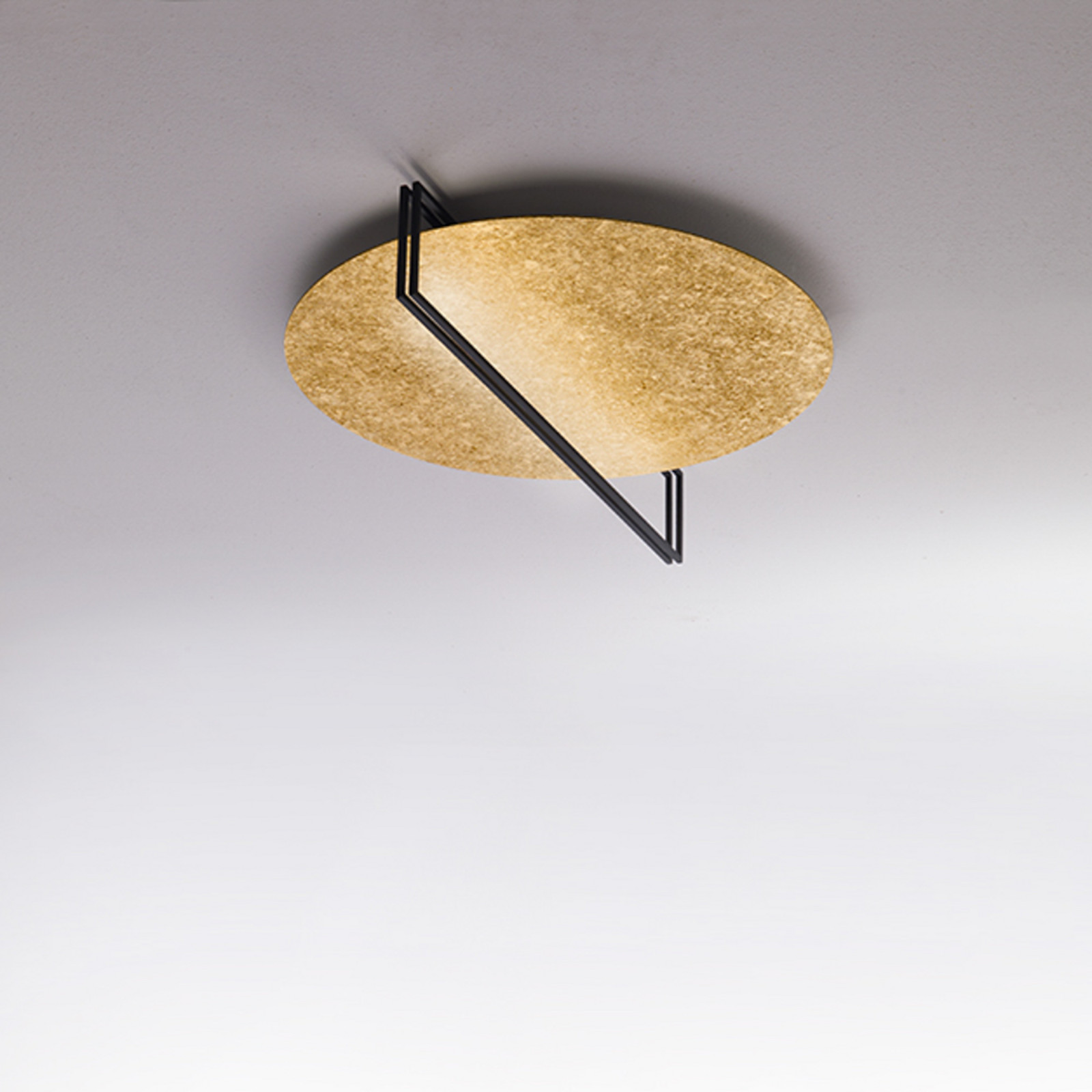 ICONE Essenza plafonieră 927 Ø70cm auriu/negru ICONE Essenza 927 Ø70cm