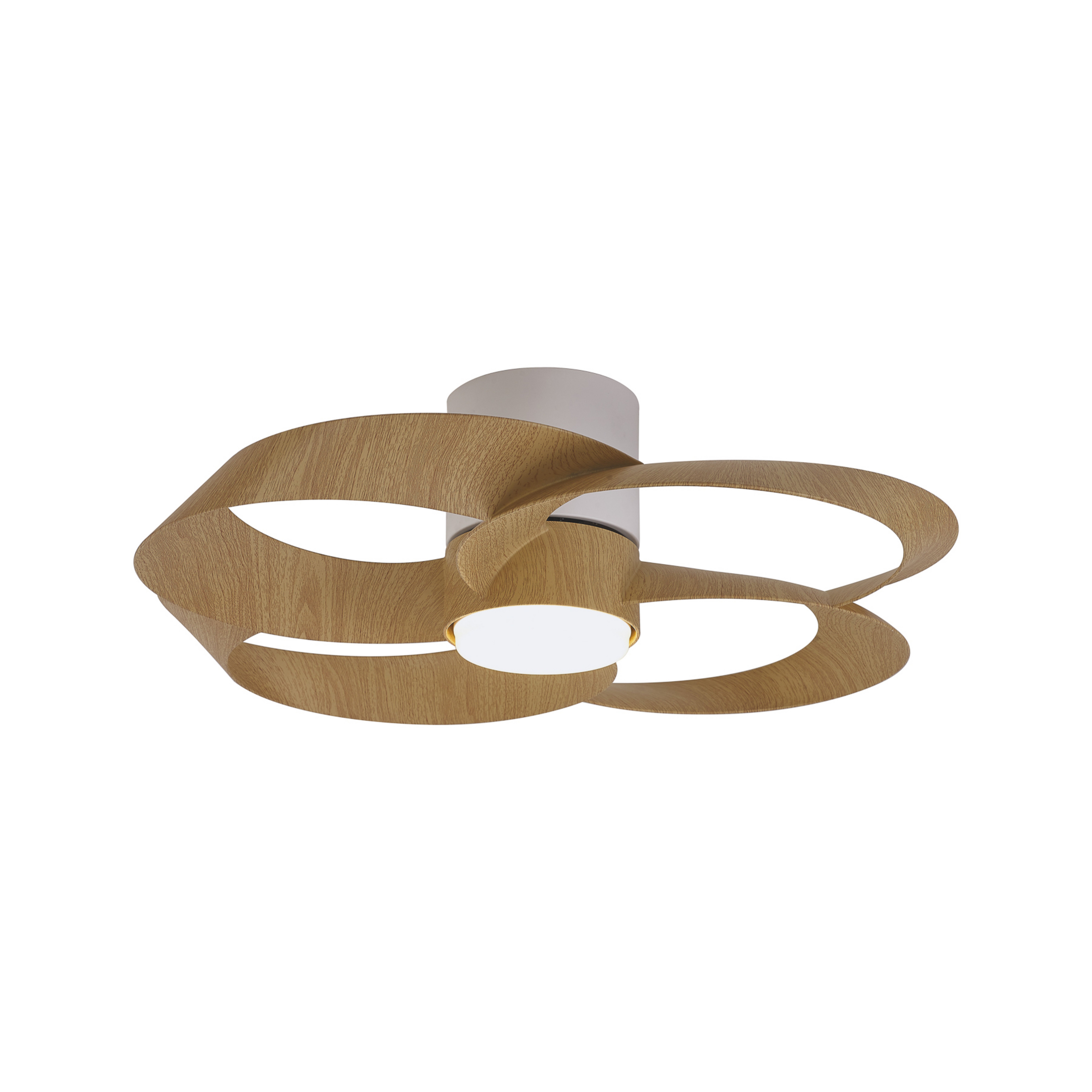 Rose Wood LED Ceiling Fan with DC Motor – Quiet and CCT - Mantra