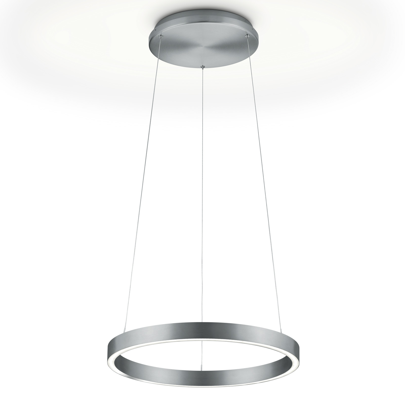 Lampada LED a sospensione Svea-40 nichel