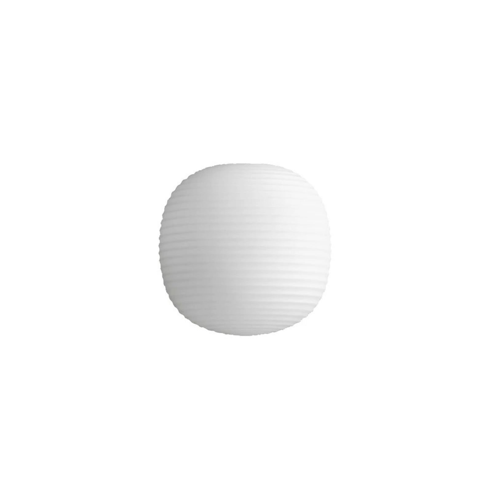Lantern Floor/Globe Skærm Medium Ø30 White Opal New Works - Glas