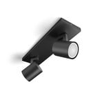 Runner Hue Bar/Tube 2x4,2W White Amb. Black - Philips Hue