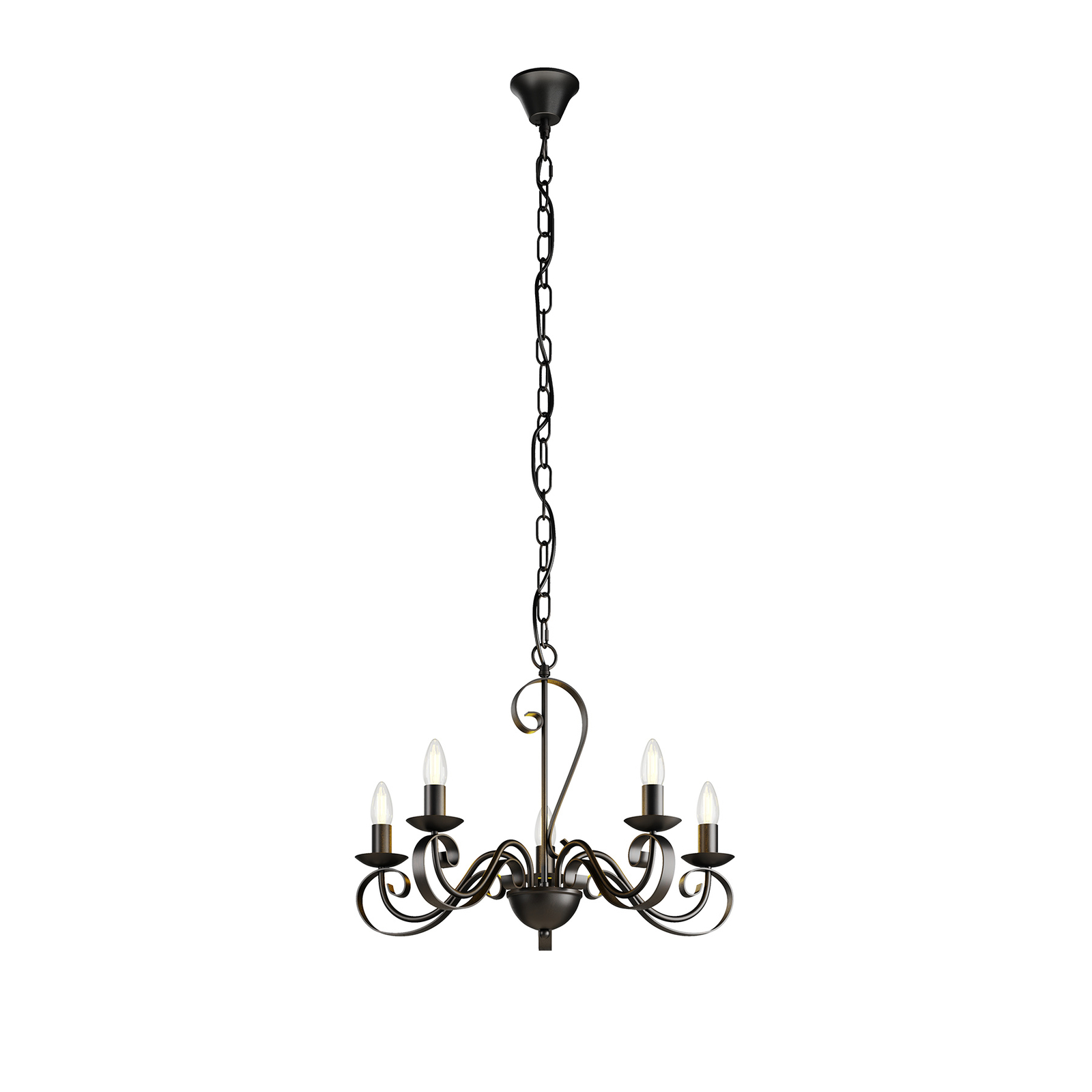 Shervan Lysekrone Antique Brown - Lindby