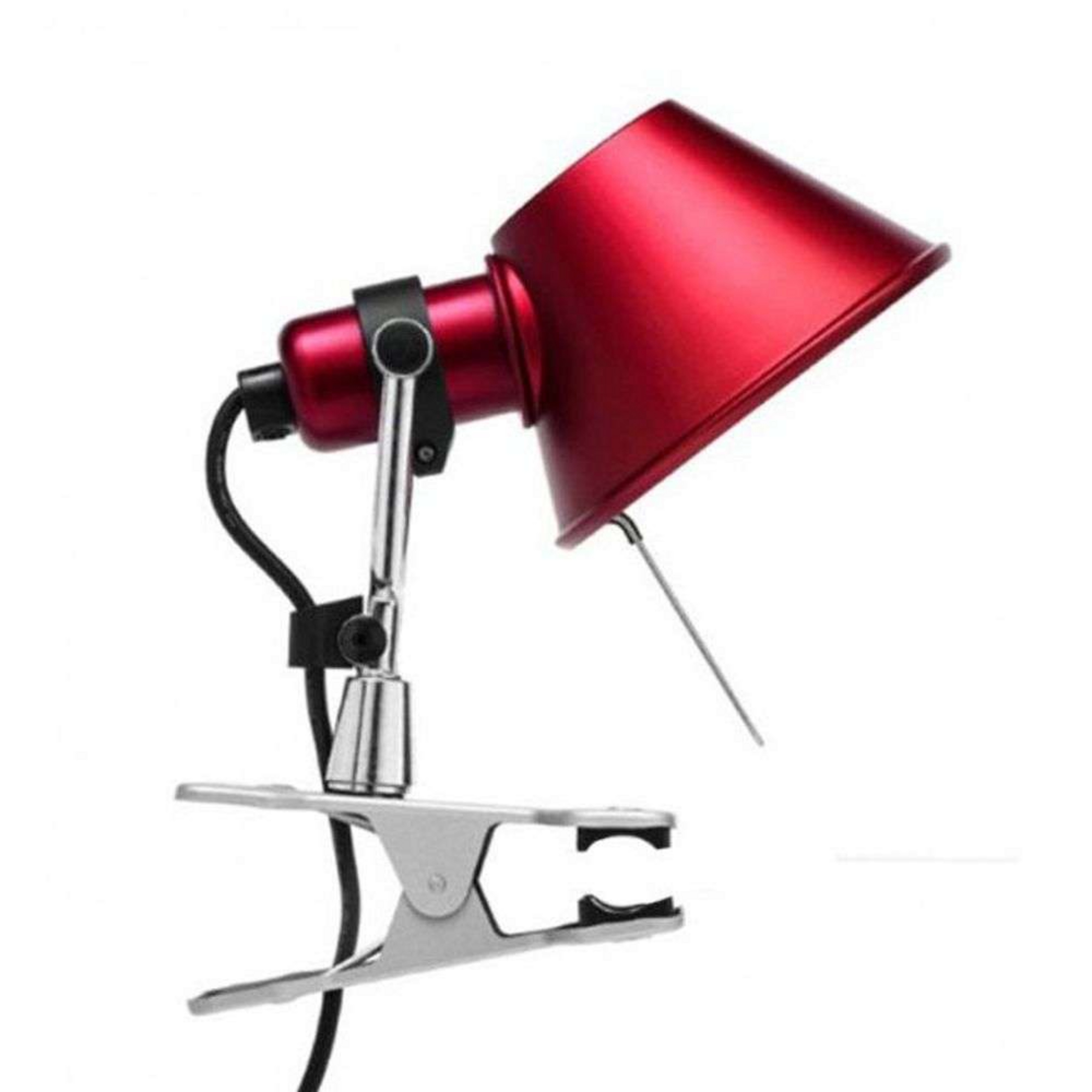 Tolomeo Micro Pinza Wandleuchte Rot - Artemide