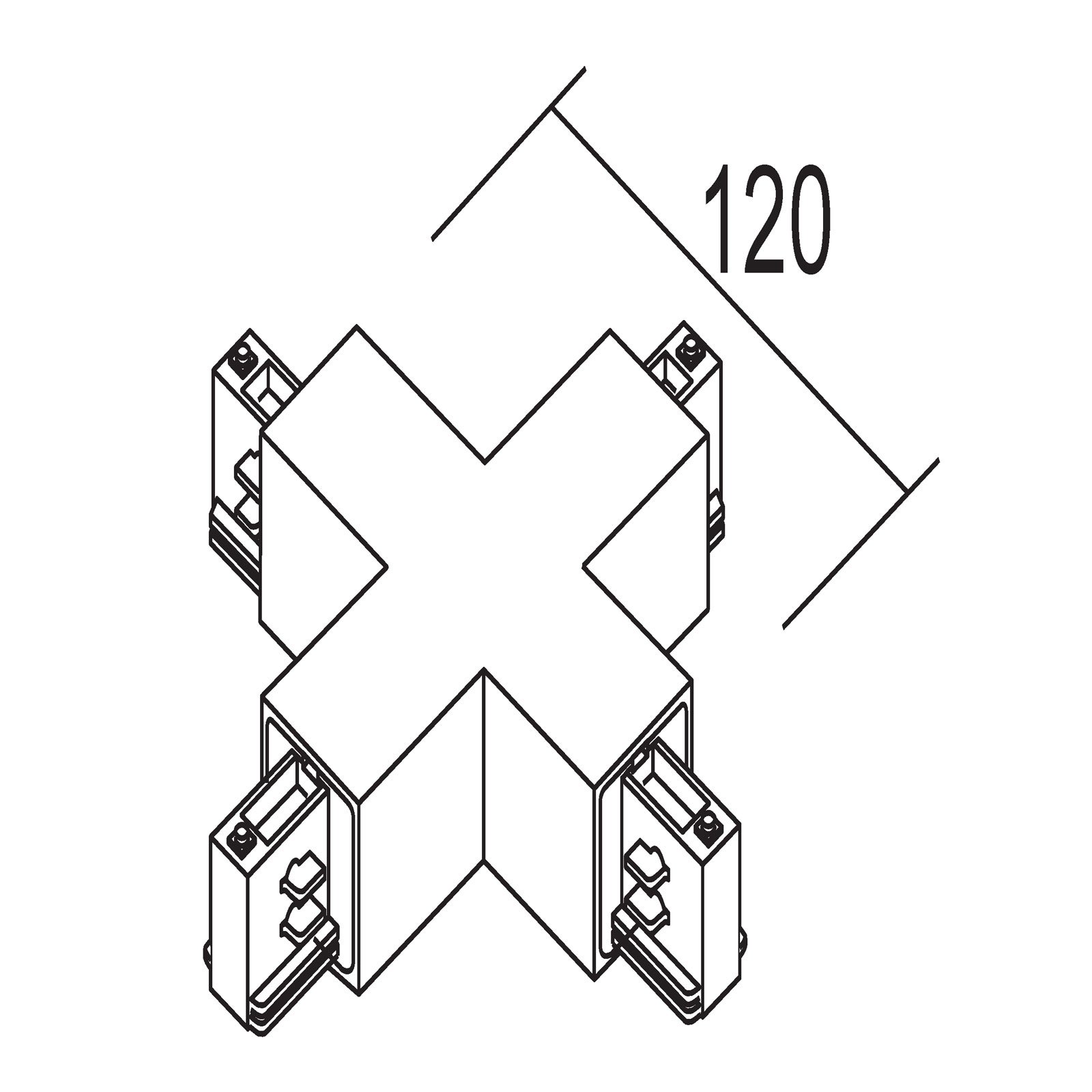 Ivela X-Verbinder 3-Phasen-System LKM