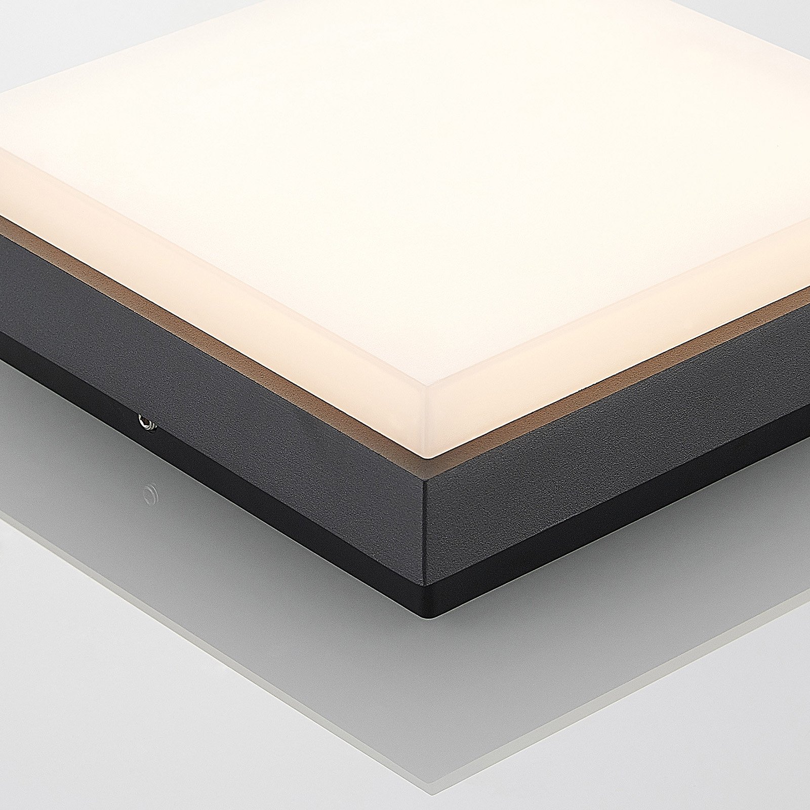 Amra LED Square Ulko Kattovalaisin 17,5 Dark Grey - Lucande