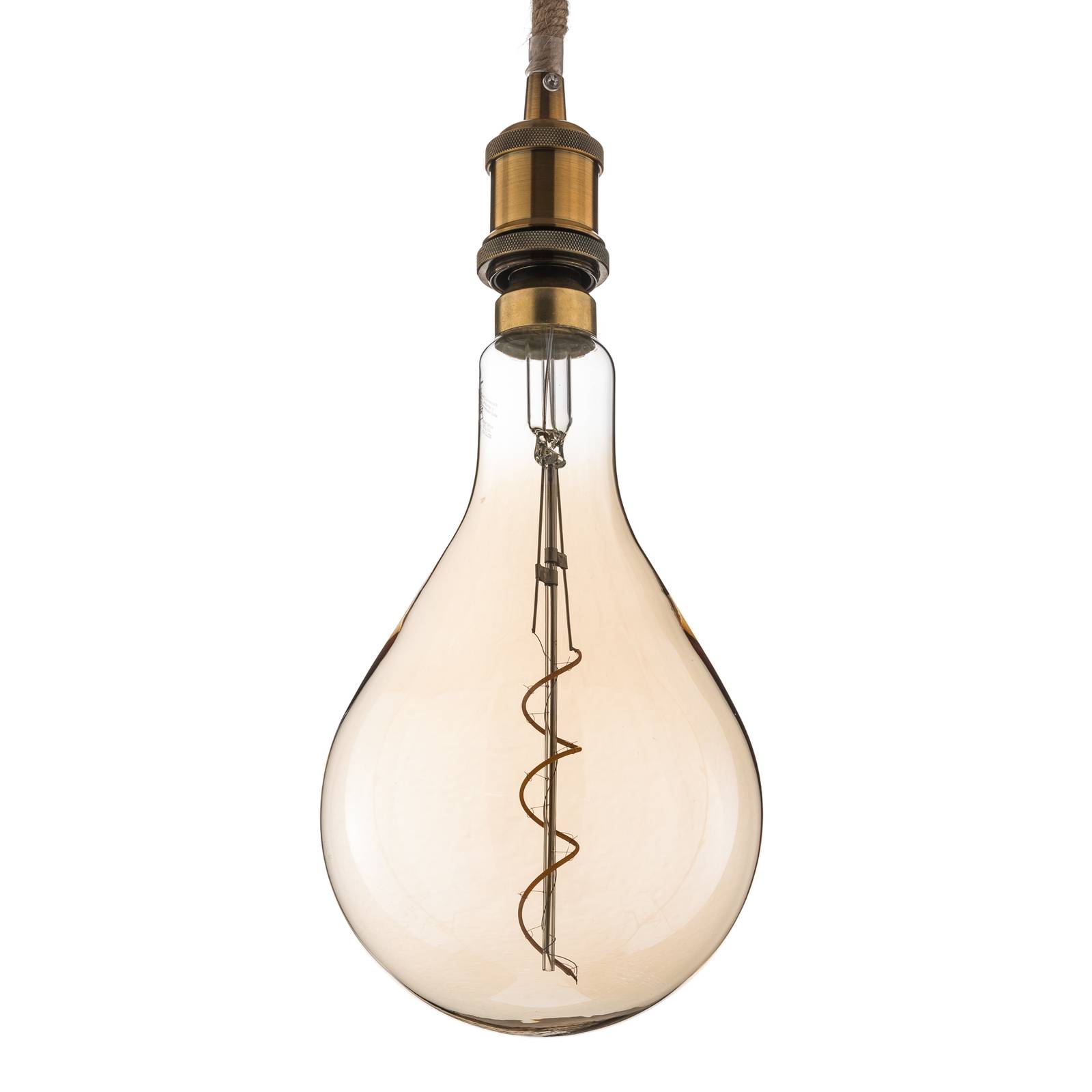 Lampa wisząca LED Ontario lina konopna, 1-punktowa
