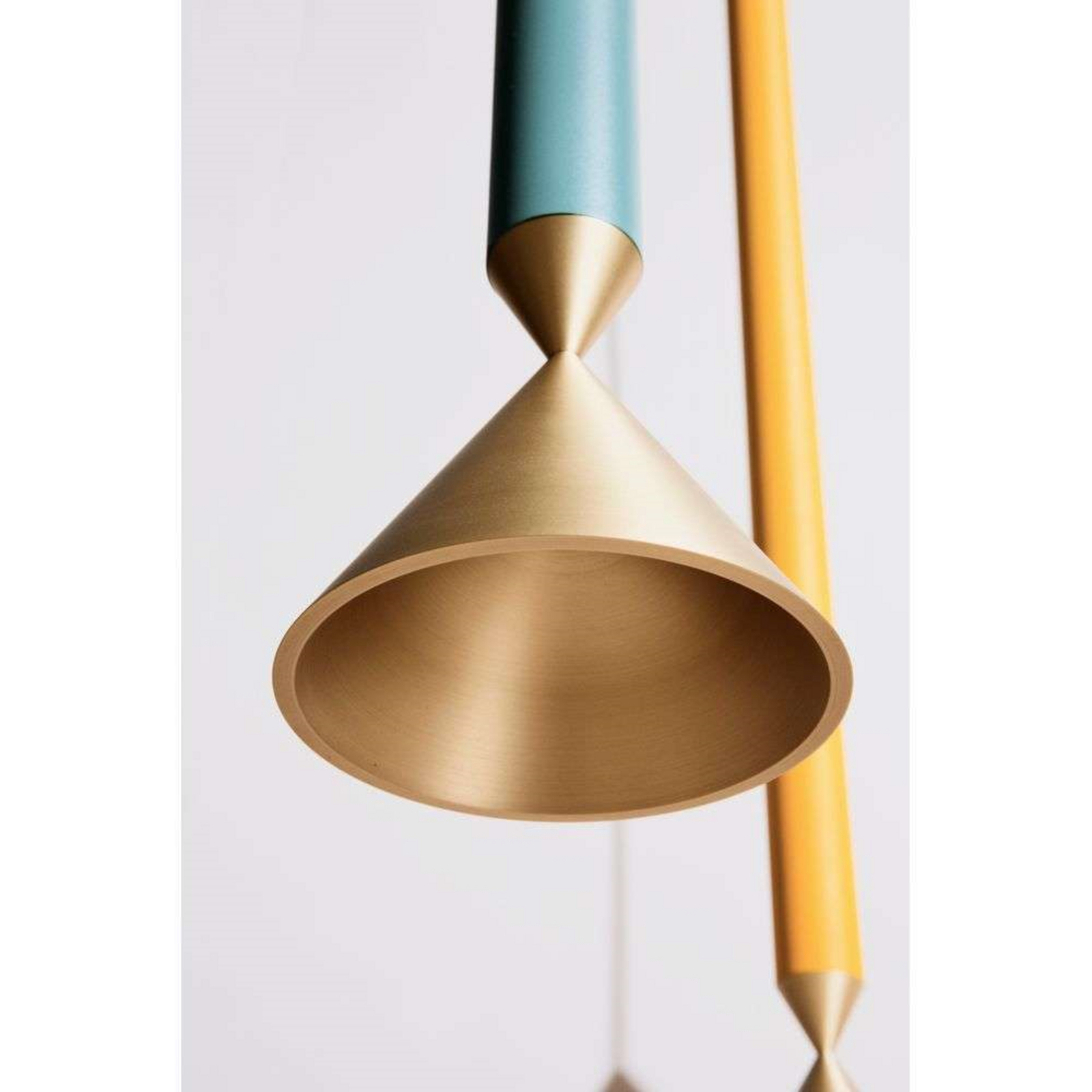 Apollo 59 Lustră Pendul Deep Sea/Polished Brass - Pholc