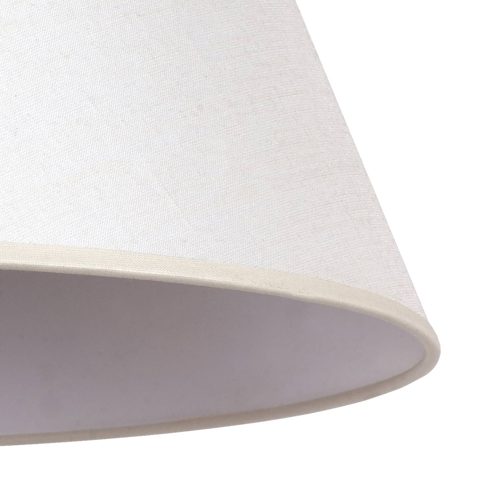 Euluna kap Anna voor hanglamp ecru/structuur, katoen, E27, H: 30 cm