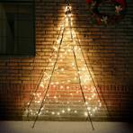 Silueta vánočního stromu stěna Fairybell - 2 m