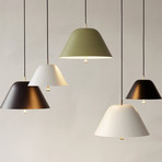 Audo Levitate pendant light, opaque lampshade