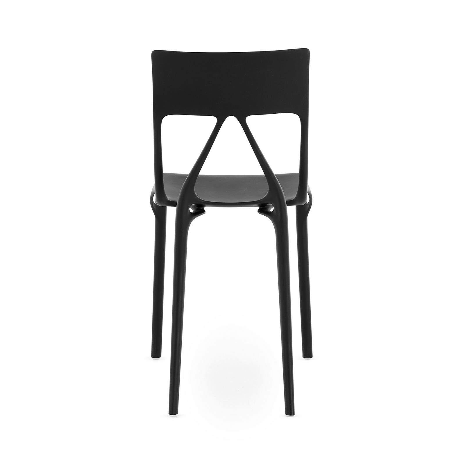 Chaises A.I. Lite, noir, hauteur 80 cm, lot de 2 - Kartell