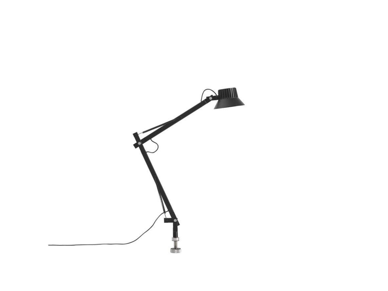 Dedicate Bordlampe w/Pin S2 Black Muuto - Kontor / arbejdsværelse - Aluminium