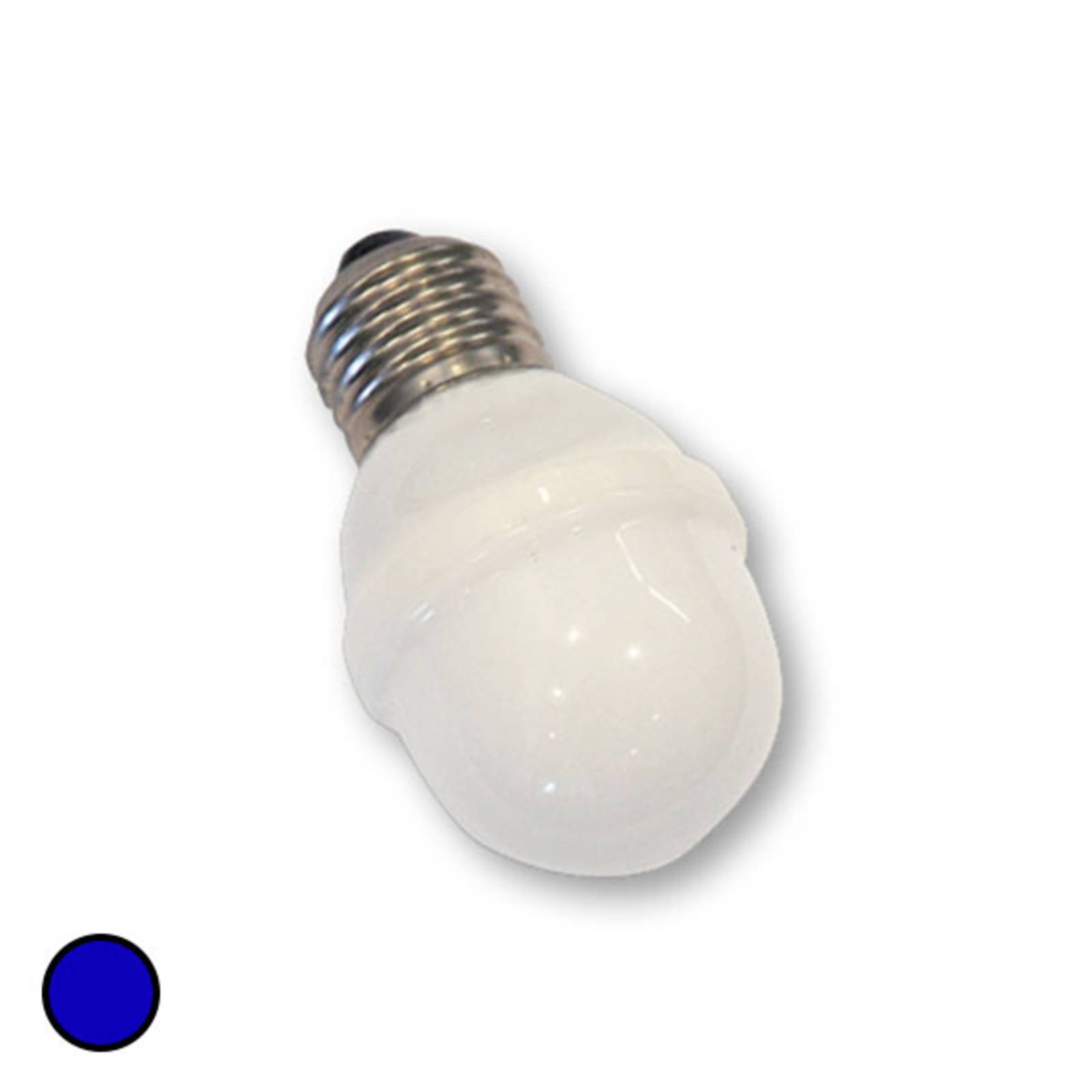 Rotpfeil E27 golfbollslampa 1W 5,5 VA blå