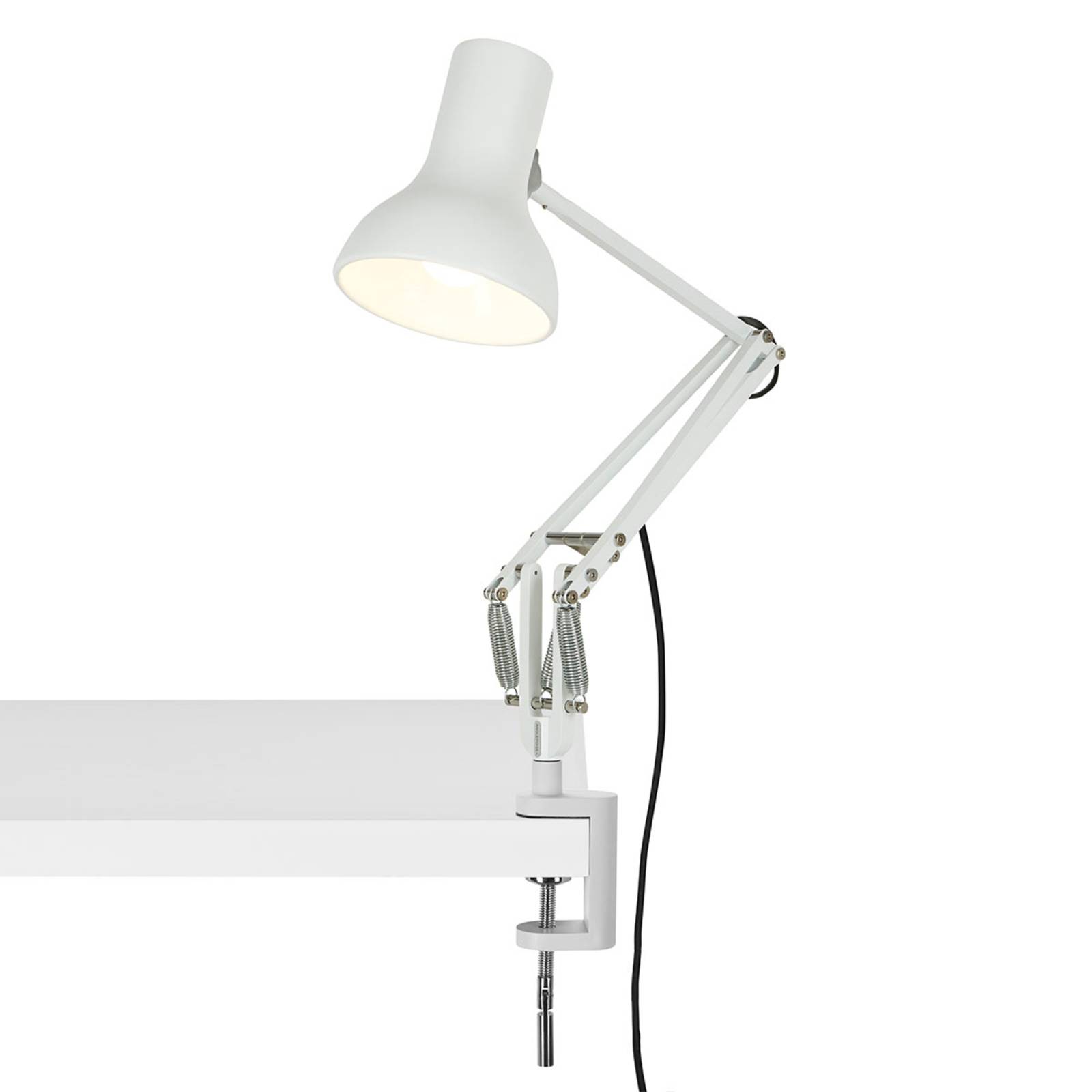 Anglepoise Type 75 Mini lampa z klipsem biała