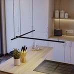 EGLO connect Smart LED-riippuvalaisin FLATRON-Z, 150 cm, musta