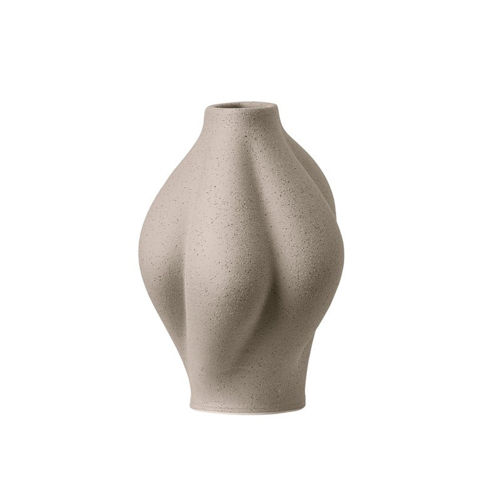 AYTM Saltare váza, 25 cm, taupe, kerámia