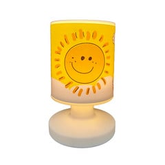 LED-akkupöytälamppu Sunny, USB, IP44