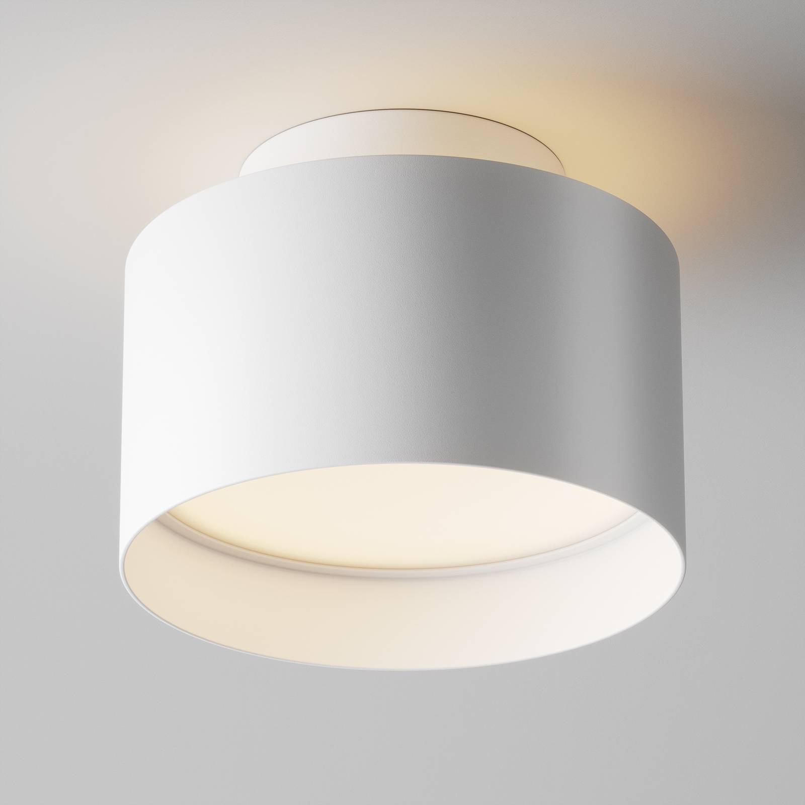 Maytoni lampa sufitowa LED Planet, biały Ø 12cm aluminium 3,000K