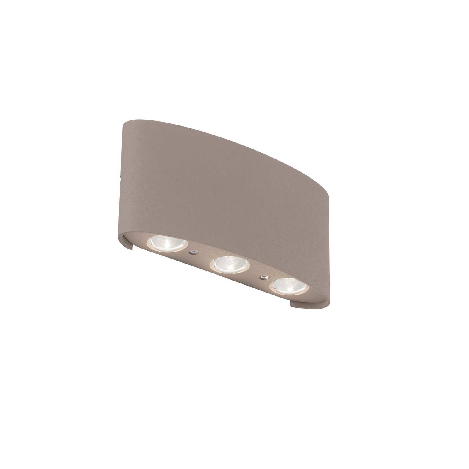 Paul Neuhaus applique da esterni LED Carlo, 17 cm, color sabbia
