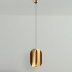 Hängeleuchte Corner, goldfarben, Höhe 35 cm, Metall, E27