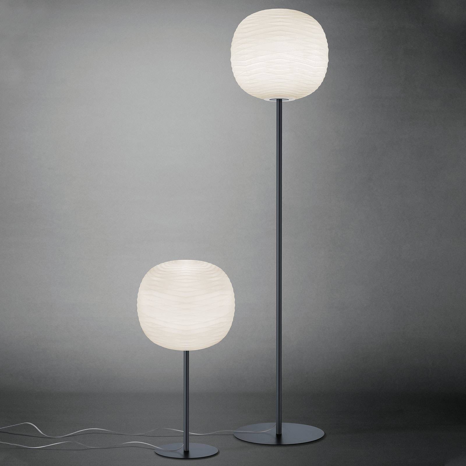 Foscarini Gem terra Stehleuchte, grafit günstig online kaufen