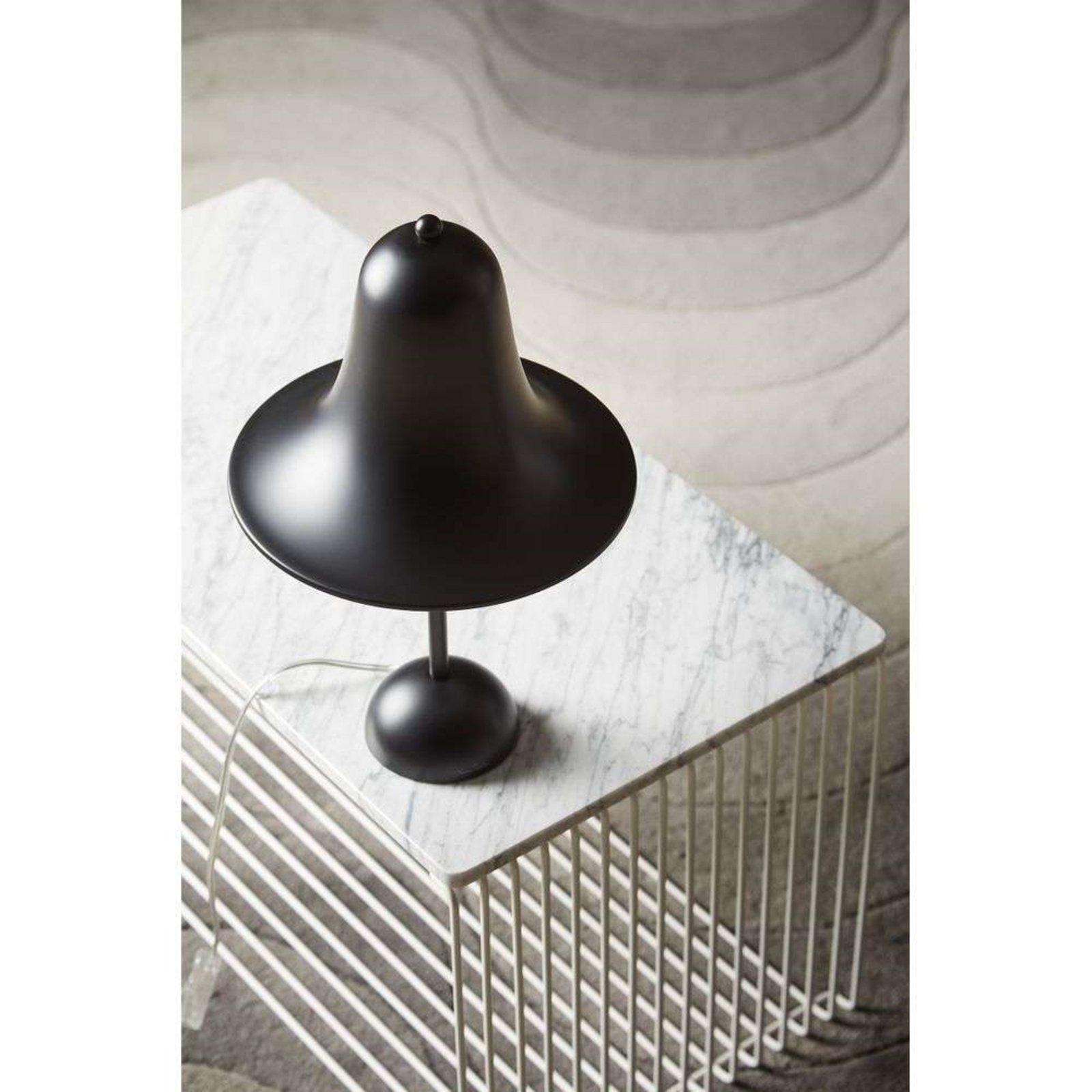 Pantop Lampă de Masă Ø23 Matt Black - Verpan