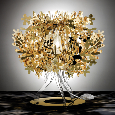 Slamp Fiorellina - goldene Tischleuchte